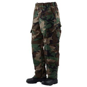 Camouflage Military Camo Fatigue Pants Green Size Large